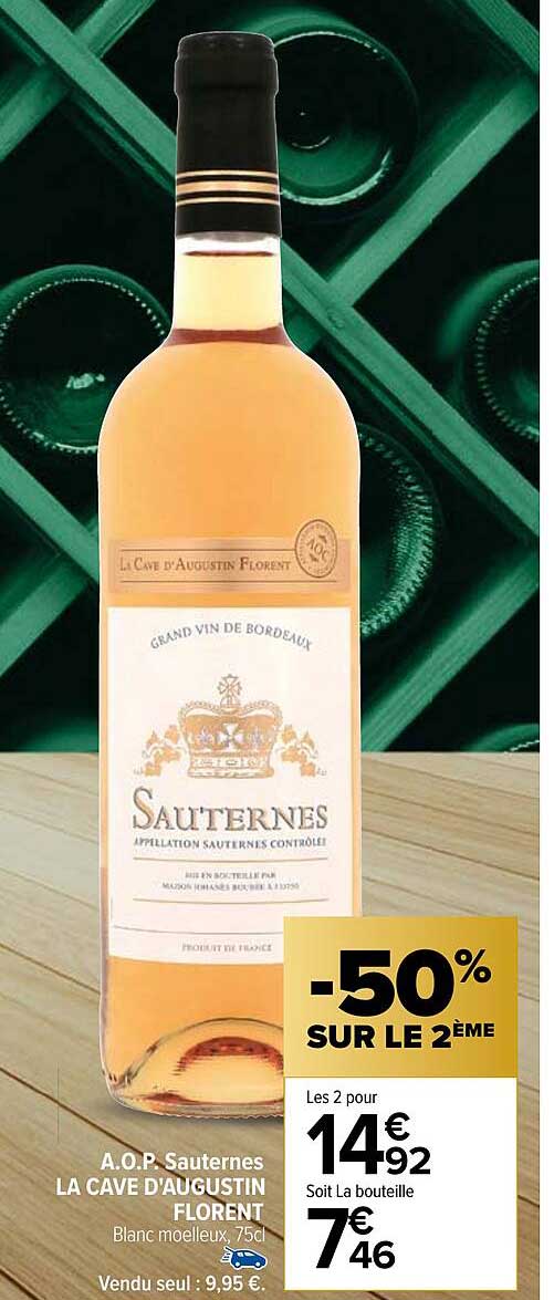 a.o.p. sauternes la cave d'augustin florent