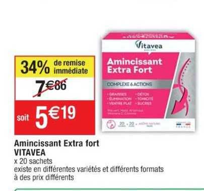 amincissant extra fort vitavea
