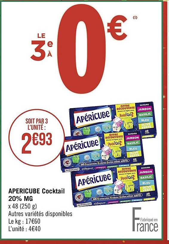 Apéricube Cocktail 20% Mg
