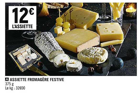 assiette fromagère festive