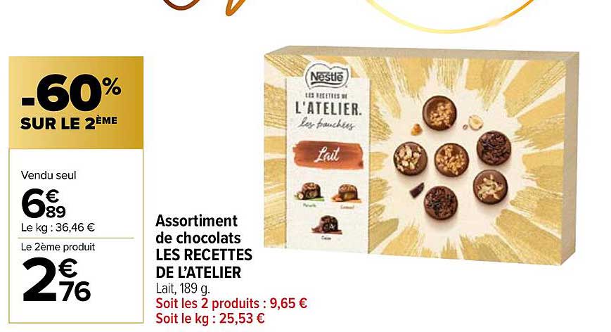 assortiment de chocolats les recettes de l'atelier