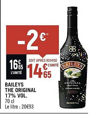 Baileys The Original 17% Vol
