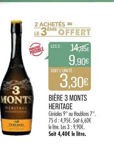 bière 3 monts heritage