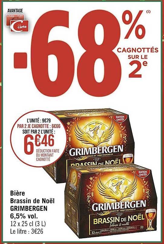 bière brassin de noël grimbergen