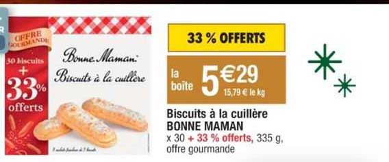 biscuits à la cuillère bonne maman