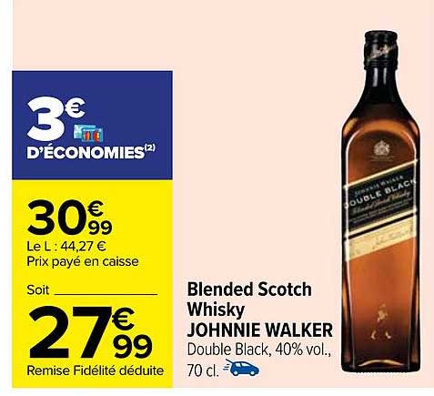blended scotch whisky johnnie walker