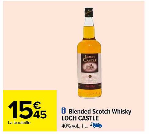 blended scotch whisky loch castle