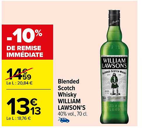 blended scotch whisky william lawson's