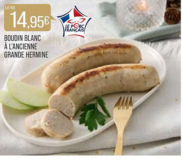 Boudin Blanc à L'ancienne Grande Hermine