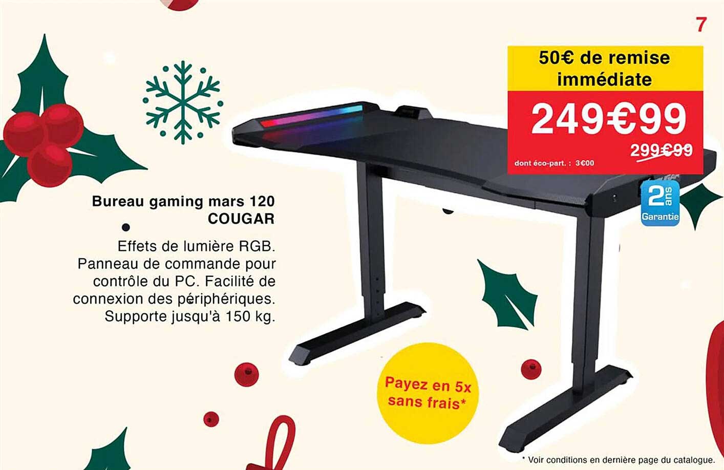 bureau gaming mars 120 cougar