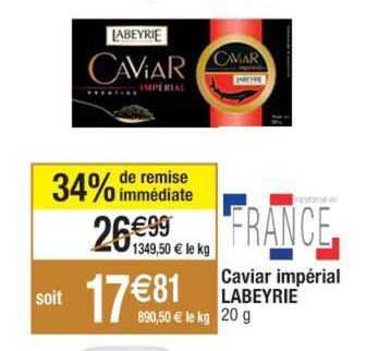caviar impérial labeyrie
