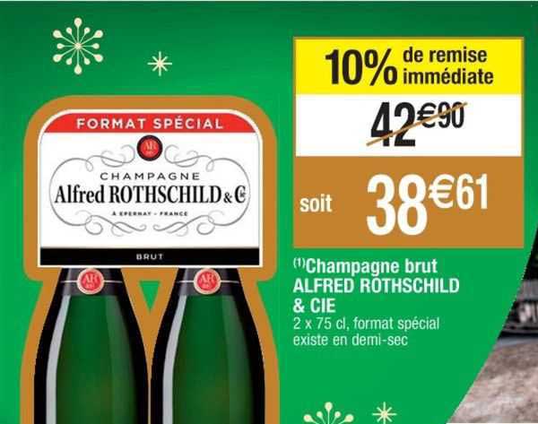 champagne brut alfred rothschild & cie