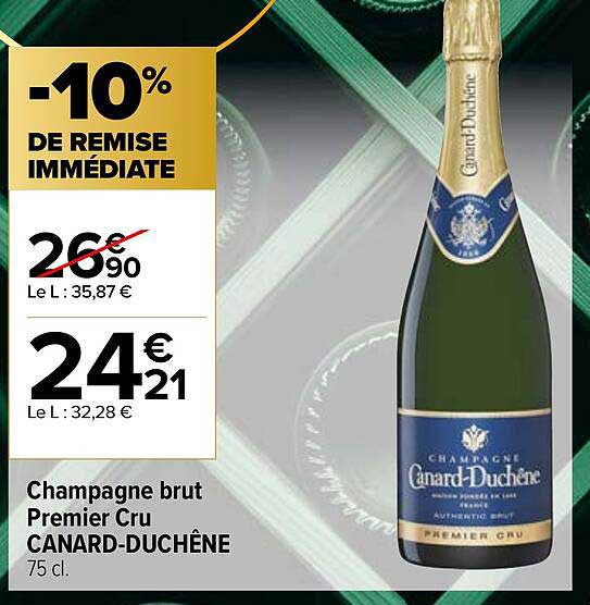 champagne brut premier cru canard-duchêne