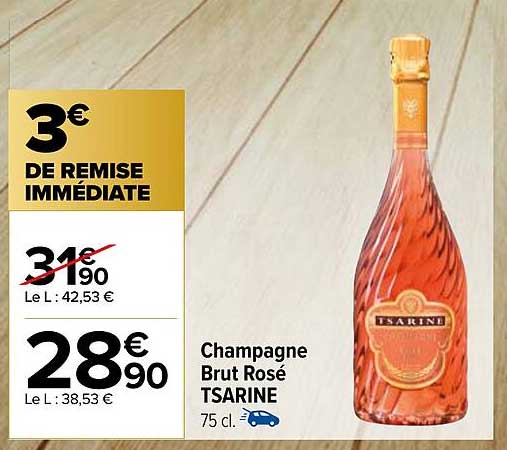 Champagne Brut Rosé Tsarine