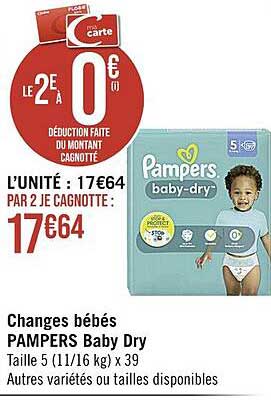 Changes Bébés Pampers Baby Dry