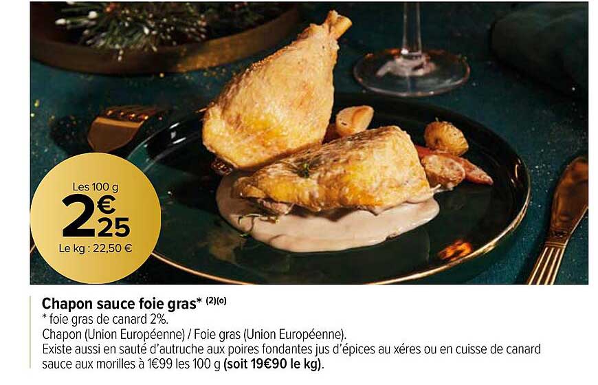 chapon sauce foie gras