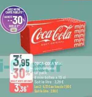 coca-cola mini goût original