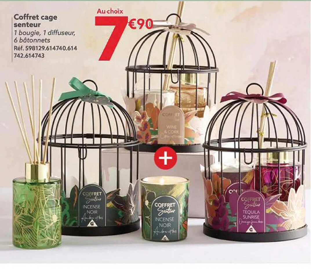 coffret cage senteur