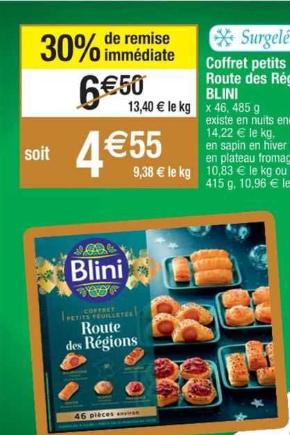 coffret petits feuilletés route des régions blini
