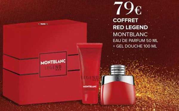 coffret  red legend montblanc