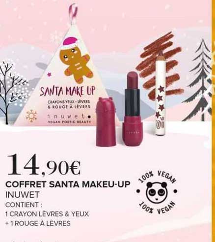 coffret santa make up uniwet