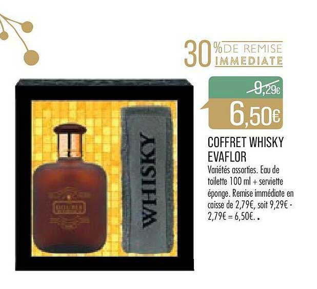 coffret whisky evaflor