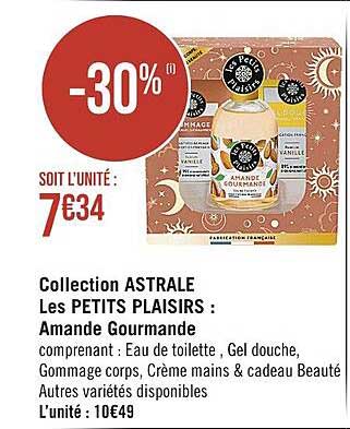 collection astrale les petits plaisirs : amande gourmande