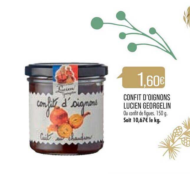 confit d'oignons lucien georgelin