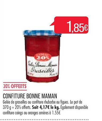 confiture bonne maman