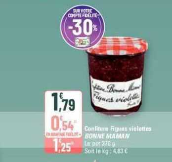 confiture figues violettes bonne maman