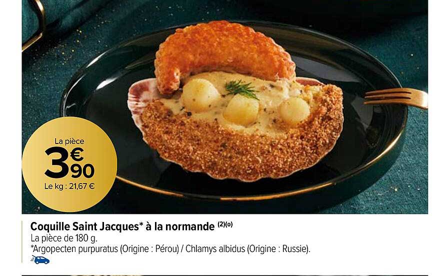 coquille saint jacques à la normande