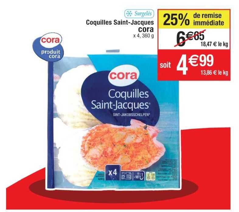 coquilles saint-jacques cora