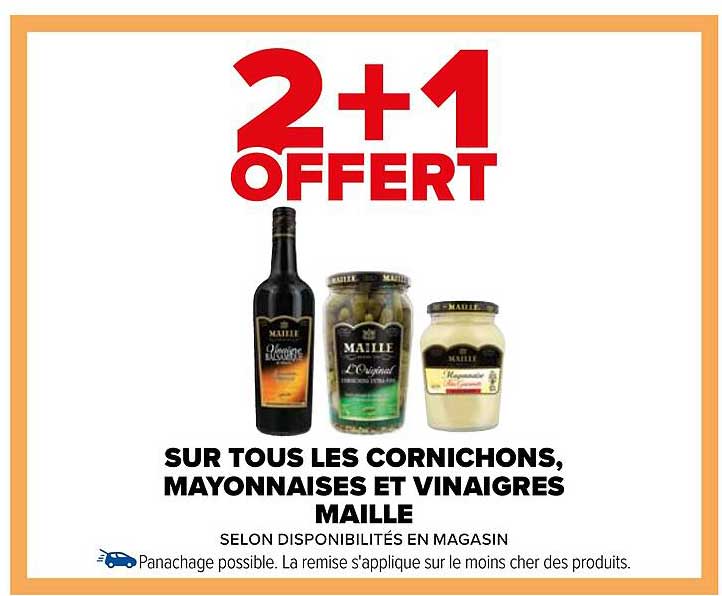 cornichons, mayonnaises et vinaigres maille