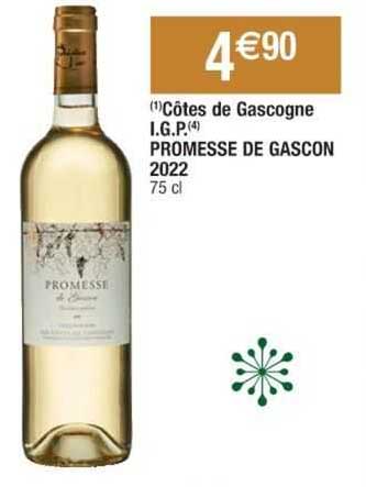 côtes de gascogne i.g.p. promesse de gascon 2022
