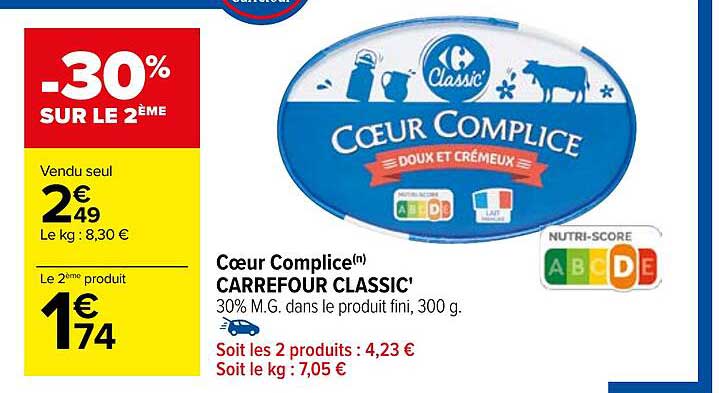 cœur complice carrefour classic'