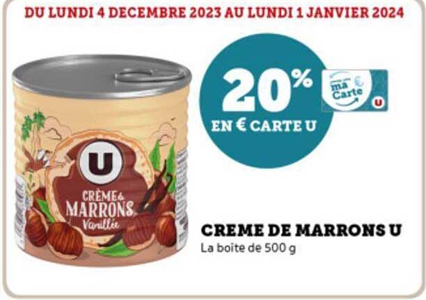 Crème De Marrons U