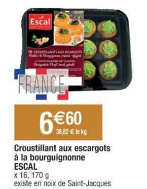 croustillant aux escargots à la bourguignonne escal