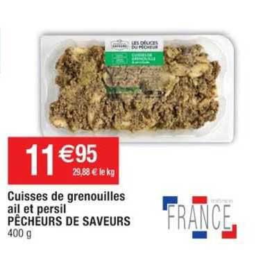 cuisses de grenouilles ail et persil pêcheurs de saveurs