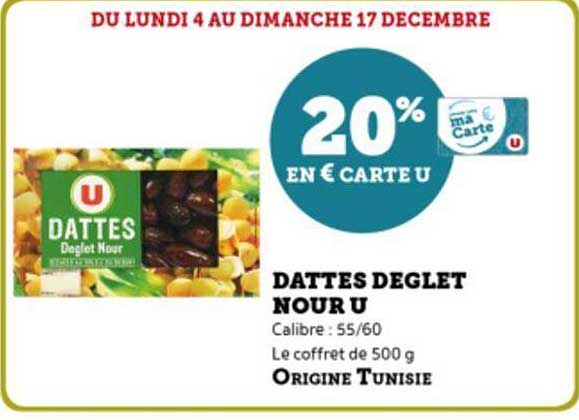 dattes deglet nour u