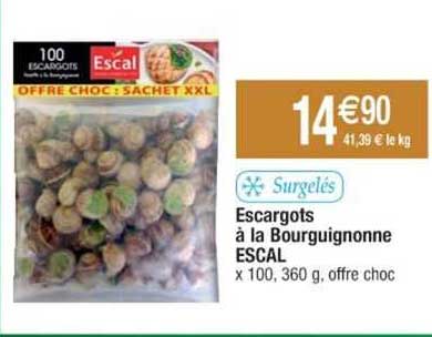 escargots à la bourguignonne escal