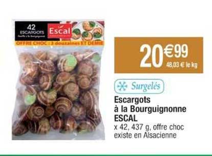 escargots à la bourguignonne escal