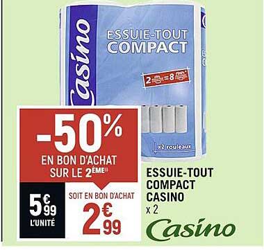 essuie-tout compact casino