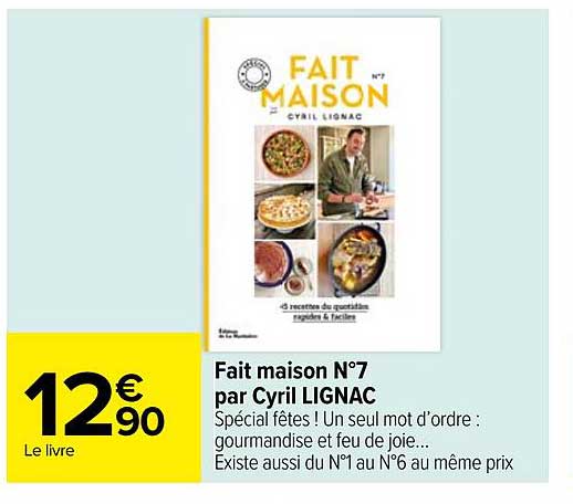 fait maison n°7 par cyril lignac