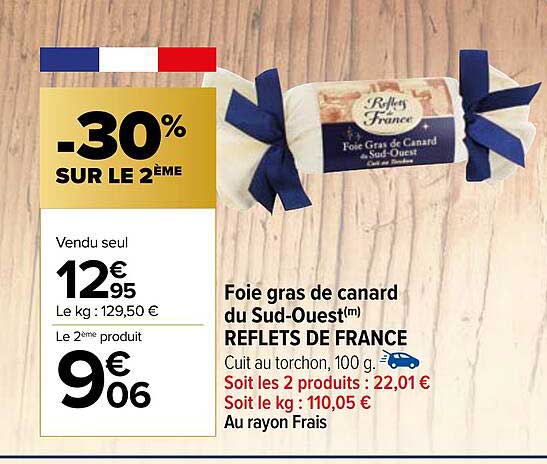 foie gras de canard du sud-ouest reflets de france