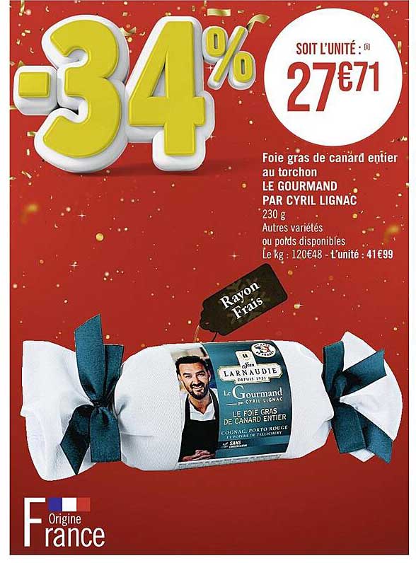 foie gras de canard entier au torchon le gourmand par cyril lignac