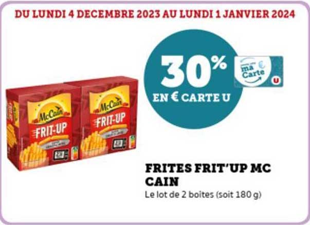frites frit'up mc cain