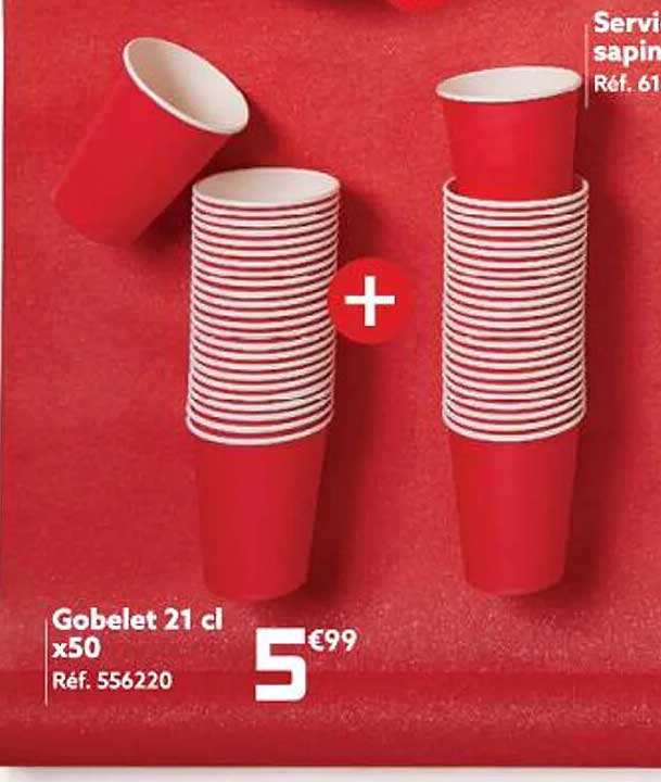 Gobelet 21 Cl X 50