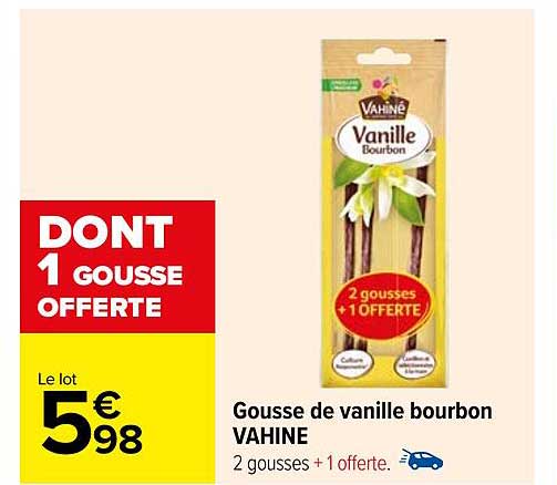 gousse de vanille bourbon vahiné