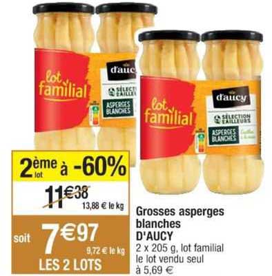 Grosses Asperges Blanches D'aucy