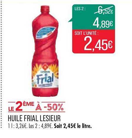 huile frial lesieur